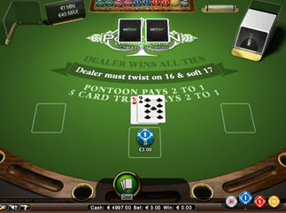 Blackjack desarrollado de NetEnt