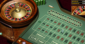 ruleta europea oro de microgaming