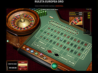 Microgaming ofrece ruleta Europea Oro en Luckia