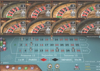 Multi-Wheel Roulette de Microgaming