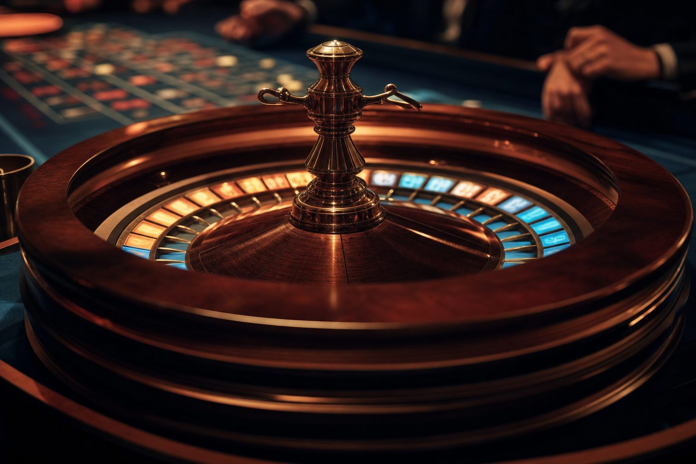 Panel de estadísticas con números calientes y fríos de la ruleta