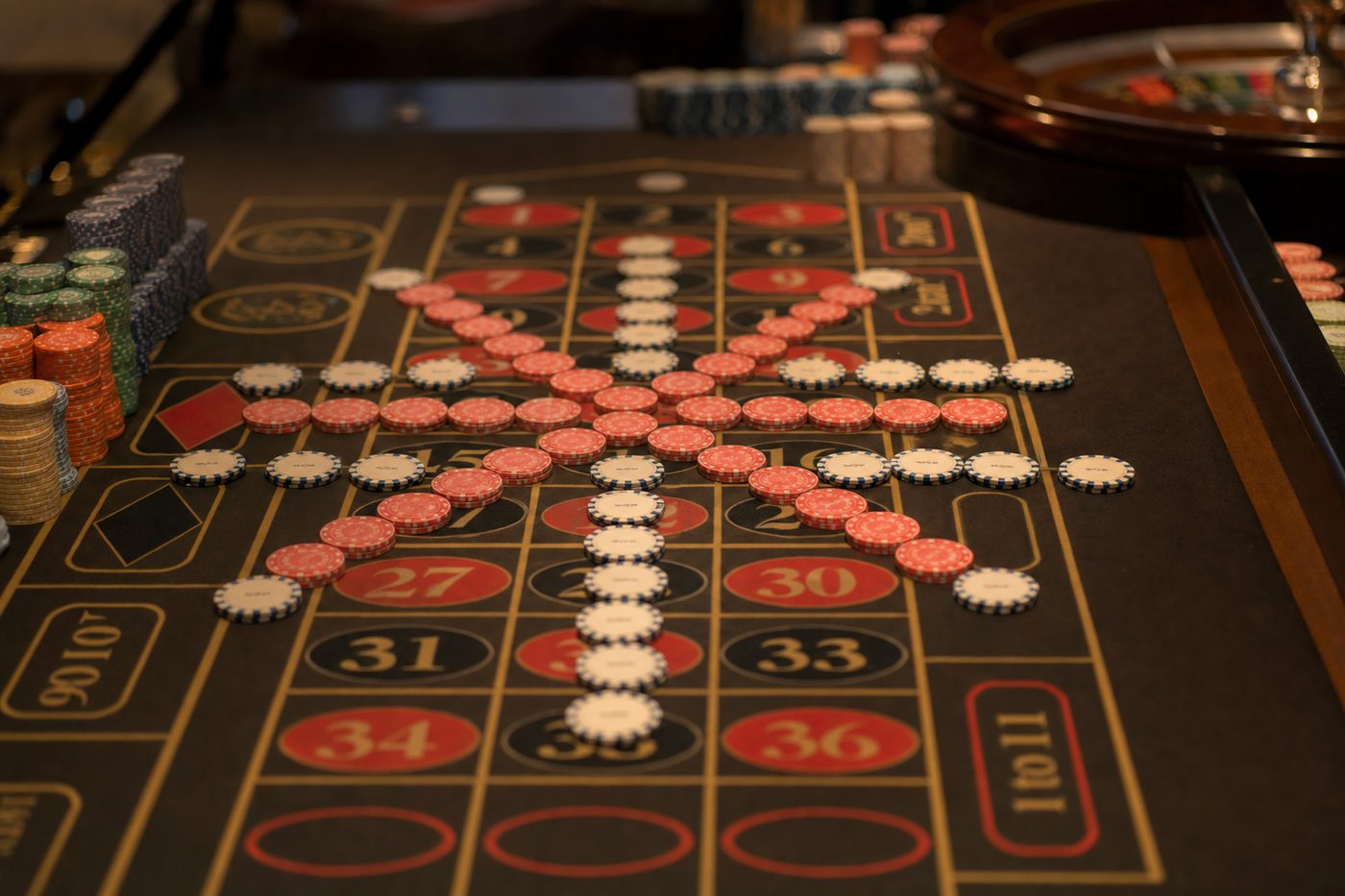 Panel de estadísticas con números calientes y fríos de la ruleta