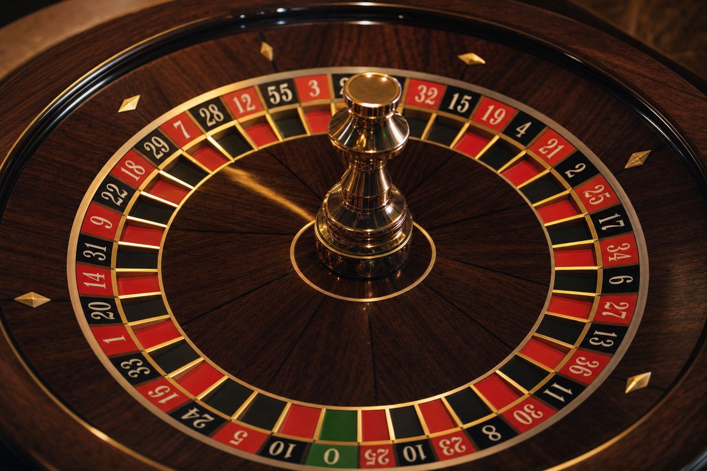 Panel de estadísticas con números calientes y fríos de la ruleta
